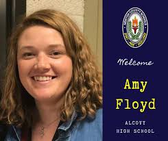 NEW TEACHER SPOTLIGHT: Alcovy High School is excited to welcome Amy Floyd!  Ms. Floyd will be working in the Special Education Department teaching 9th  grade Literature. Ms. Floyd comes to us with