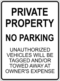 Maybe you would like to learn more about one of these? Private Property No Parking Sign Onsite Signs Parking Signs