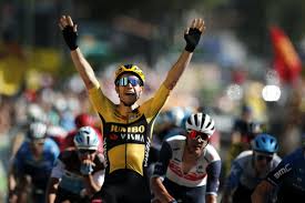 Ik merk na een overwinning van wout ook altijd dat de baby actief wordt, omdat ik dan zelf zenuwachtig ben geweest. Wout Van Aert Explodes Straight From The Gun Really Hard To Win Seventh Stage Isle Of Wight County Press