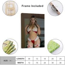 ZJLGQWCV Neringa Kriziute Sexy Model Art Poster Room Poster 5(1) Canvas Art  Wall Poster Printing Office Bedroom Aesthetic Poster Gift  16x24inch(40x60cm) Frame-style : Amazon.ca: Home