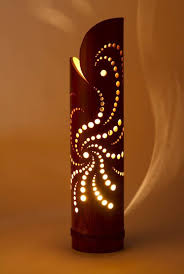 Bambuslampe Robustus M Beleuchtung Strom Bambusbohne Bamboo Lamp Bamboo Light Handmade Lamps