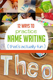 Not Interested In Learning To Write Their Name Try These Preschool Names Preschool Writing Preschool Learning