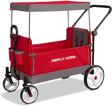 The radio flyer wagon canopy is the perfect way to keep your kids cool and protected on sunny days. Amazon Com Radio Flyer Convertible Stroller Wagon Red Toys Games