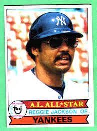 RARE! 1979 TOPPS BURGER KING YANKEES-REGGIE JACKSON #21 NRMT