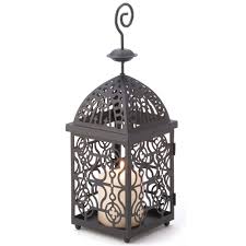 Watashi 5 light japanese hanging lantern chandelier bring a huge load of janapese style and oriental charm to your home thanks to this unique a cool traditional hanging pot rack and candle chandelier in one for outdoor use. Candle Lanterns Outdoor Metal Hanging Birdcage Moroccan Candle Lantern Holder Walmart Com Walmart Com