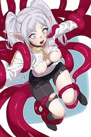 与Frieren 的触手派对(Frieren) (Sousou no Frieren) (ART by ME) - Rule 34