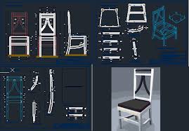 Black metal dining chairs with wood seats auditorium plan dwg. Wooden Dining Chair In Autocad Cad Download 445 41 Kb Bibliocad