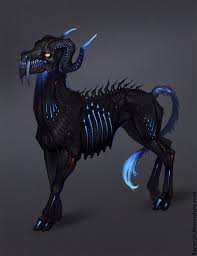 Demon Horse Creature Drawings Mythical Creatures Art Fantasy Demon