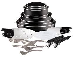 20 Pieces Tefal Ingenio 5 Essential Pots Set Saucepans Nonstick Frying Pans Pot Cookware Set Stainless Steel Tefal Cookware Set