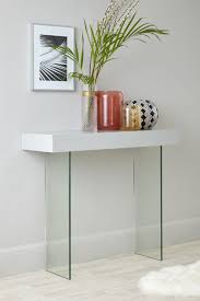 Calanna Grey Oak And Glass Console Table Dining Room Console Ikea Console Table Modern Dining Room
