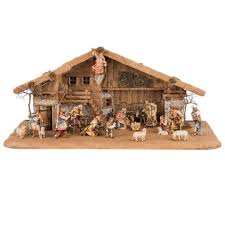Loving memories christmas nativity set statue figurine with tealight candle holder for unique decoration gift present for holidays. Nativity Set Ulrich Ulrich Nativity Ulrich Figures Wooden Figures Carved In Val Gardena