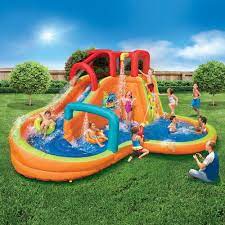 Banzai Lazy River Adventure Park Backyard Water Parks Water Slides Backyard Inflatable Water Park