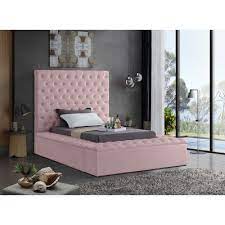 Full/queen king california king cloth cotton faux leather polyester velvet unupholstered upholstered toddler twin twin extra long full full/queen king california king bed frames bedroom sets bookcase beds canopy beds daybeds. Ruthann Upholstered Storage Platform Bed Size Queen Color Pink By Everly Quinn San Jose Furniture