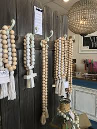 Wood Bead Garland Wood Beads Diy Wooden Bead Garland Wood Bead Garland