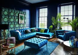 Midnight Tropics Channels A Covetable Palette Of Teal And Navy Offset By Bold Geometric And Stateme Living Room Turquoise Teal Living Rooms Glamour Living Room