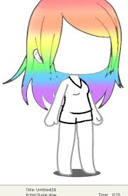 Oc ideas { gacha life } free to use. How To Get Rainbow Hair In Gacha Life