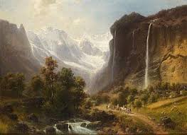 Heinrich Hofer Eisfeld 1825 Munich 1878 In 2020 Oil Painting Landscape Landscape Scenic Pictures