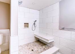 Plenty of bathroom remodeling ideas accommodate both children and adults in the design, so go ahead and have a little fun with yours! Shower Bench Ideas Built In Freestanding Designs Shower Bench Shower Tile Shower Design