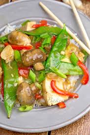 Chicken With Mushrooms Moo Goo Gai Pan The Midnight Baker