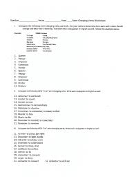 nombre fecha hora stem changing verbs worksheet 1 chegg com