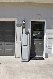 Notice that the remaining walls are a light gray to balance out the saturation of urbane bronze. Urbane Bronze Exterior Garage Door Novocom Top