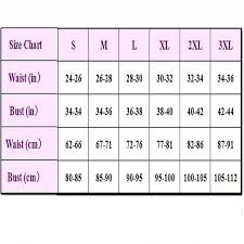 Shapewear Size Chart Kids Shoe Stores Canada
