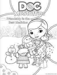 These alphabet coloring sheets will help little ones identify uppercase and lowercase versions of each letter. Doc Mcstuffins Coloring Pages Disney Junior Coloring4free Coloring4free Com