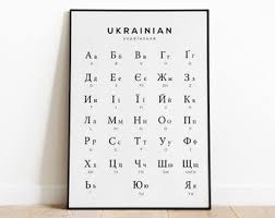 Definition of cyrillic alphabet in the audioenglish.org dictionary. Cyrillic Print Etsy