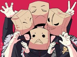 Please visit my deviant art page to see all my other. Bag Over Head Paper Bag Zerochan Anime Image Board