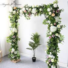 Maybe you would like to learn more about one of these? Custom White Green Plants Artificial Flower Row Wedding Backdrop Decor Wall Hanging Arch Pipe Party T Stage Road Leading Props Artificial Dried Flowers Aliexpress