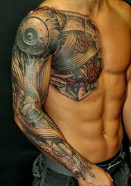 Kabel Und Mechanismen Aus Metall Tattoo Biomechanik Biomechanik Tattoo Biomechanic Tattoo Biomechanik Tattoos
