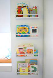 Ikea spice racks for craft storage crafts, ikea spice. How To Use Ikea Spice Racks For Books Or The Easiest Diy Wall Mounted Bookshelf Ikea Spice Rack Nursery Bookshelf Kids Room Organization