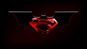 Batman vs superman batman logo. Superman And Batman Logo Wallpapers Wallpaper Cave
