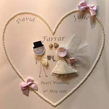 Personalised 30th Anniversary Pearl Wedding Frame 30th Wedding Anniversary Gift Pearl Wedding Anniversary Frame Gift Personalised Wedding Pearl Wedding Anniversary Gifts 30th Wedding Anniversary Gift Wedding Anniversary Gifts