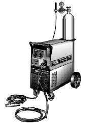 Mesin las gmaw dengan unit wire feeder terpisah. Peralatan Las Gmaw Bagian 1 Teknik Pengelasan
