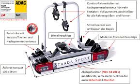 Atera Fahrradtrager Hecktrager Fur Ahk Strada Sport M 4 3 1 022685 022624