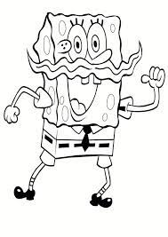 Color in this picture of a mustache and share it with others today! Spongebob With Mustache Coloring Page Free Printable Coloring Pages For Kids