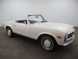 1970 Mercedes 280sl With 2 Tops This Car Comes In White With Cognac Interior And Is Equipped With Automatic Transmission California Car That Is A Very Prese