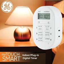 Amazon Com Ge Mytouchsmart Indoor Plug In Digital Timer 26892 Camera Amp Photo Timer Digital Timer Cooking Timer