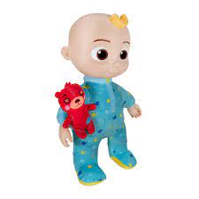 Cocomelon official musical bedtime jj doll, soft plush body press tummy and jj sings clips from yes, yes, bedtime song, includes feature plush and small pillow plush teddy bear toys for babies. Cocomelon Official Plush Bedtime Jj Doll 10in With Sound Walmart Com Walmart Com