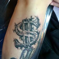 These tattoos can be designed in different varieties and sizes. 15 Dollar Sign Tattoo Designs Tattoodo