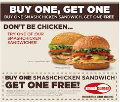 Second Chicken Sandwich Free At Smashburger Coupon Via The Coupons App Smash Burger Food Chicken Sandwich