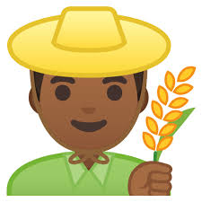 Un argumento frecuentemente esgrimido en contra de los alimentos transgénicos es el relacionado con la gestión de los derechos de propiedad intelectual y/o patentes, que obligan al pago de regalías por parte del agricultor al mejorador. Man Farmer Medium Dark Skin Tone Free Icon Of Noto Emoji People Profession