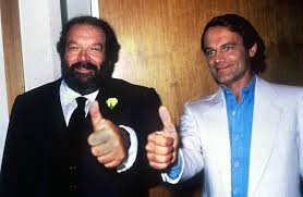 Bud's got his hands full. Bud Spencer And Terence Hill 1980s Oldschoolcool