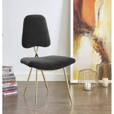 Black Velvet Gold Toothpick Leg Accent Dining Chair Dining Chairs Shabby Chic Table And Chairs Tufted Dining Chairs