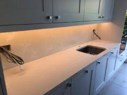 Global quartz surfaces are 93% natural quartz and 7% polymer resins. 30mm Botticino Quartz Kitchen Installation Medusa Stone