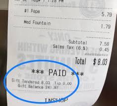Posted on 17/06/2012 by admin | comments off on jimmy john's gift card balance check. A Customer Of Mine Today Had A 250 Gift Card To Jimmy John S Jimmyjohns