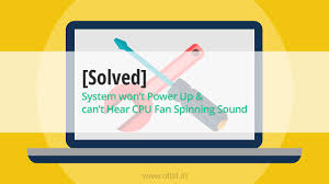 If you find that the blades are unable to spin, then the bearings in the motor are likely frozen. Solved System Won T Power Up Can T Hear Cpu Fan Spinning Sound Ofbit