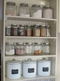vintage kitchen mason jars. love this