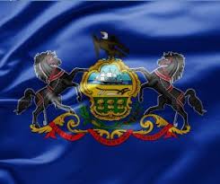 The commonwealth of pennsylvania is a state located in the middle atlantic region of the united states of america. Pennsylvania State Flag